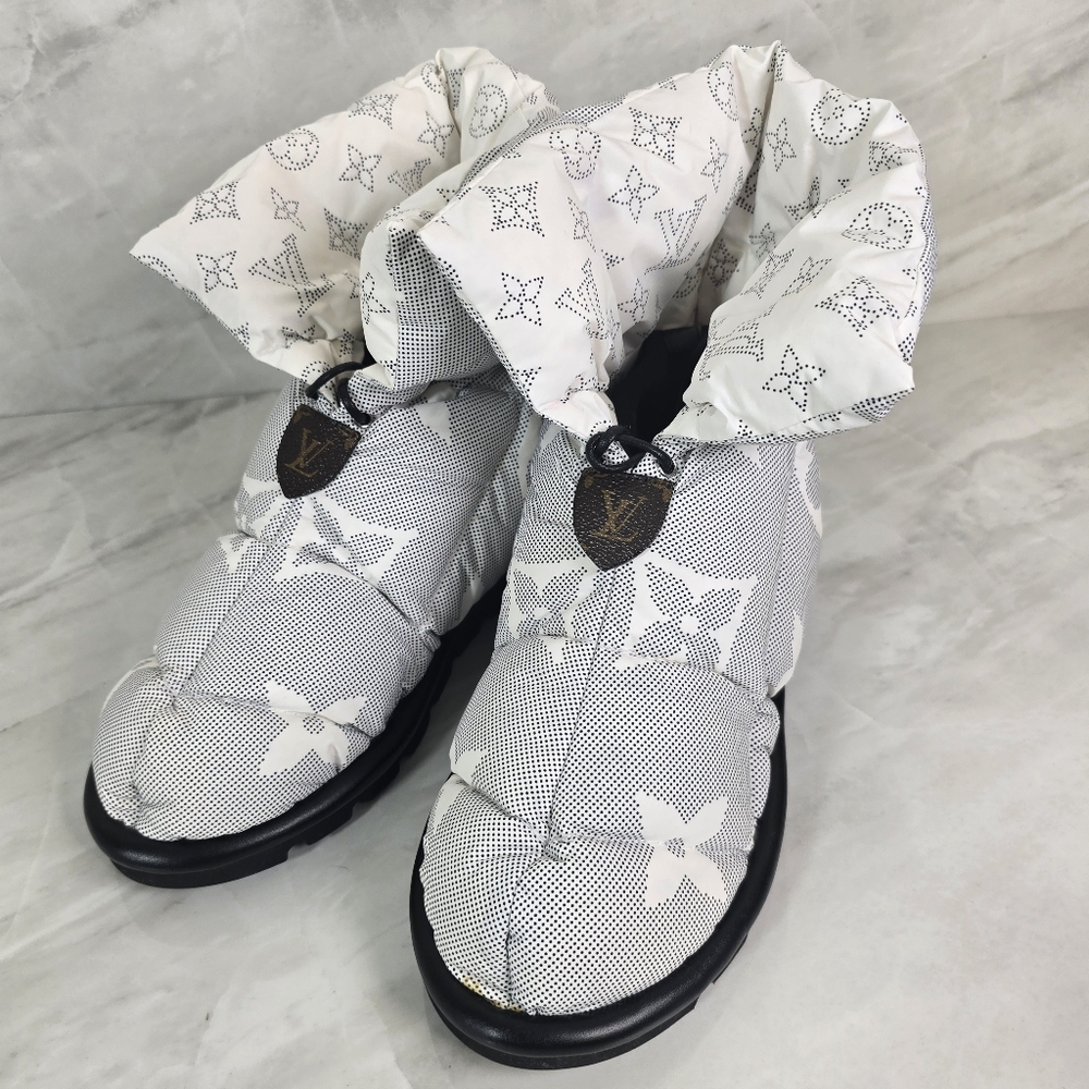 Louis Vuitton Monogram Puffer Boots